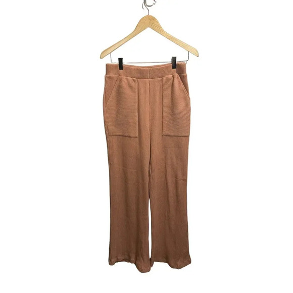 Free People Beach ribbed wide leg pant - Picture 1 of 8
